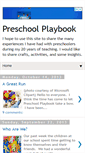 Mobile Screenshot of preschoolplaybook.com